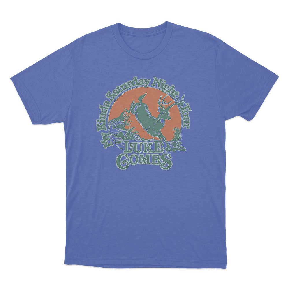 Deer Tour Unisex T Shirt Blue Deer Tour Unisex T Shirt Blue