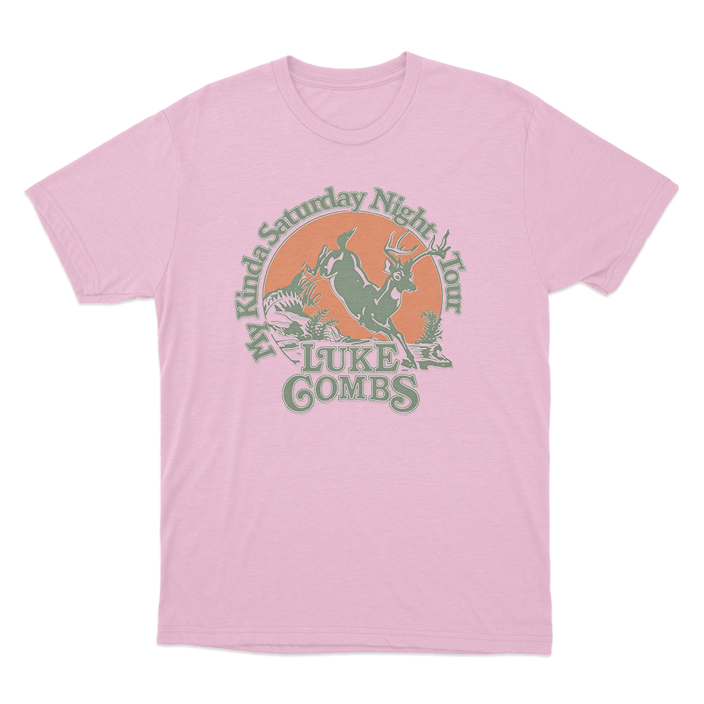 Deer Tour Unisex T Shirt Pink Deer Tour Unisex T Shirt Pink