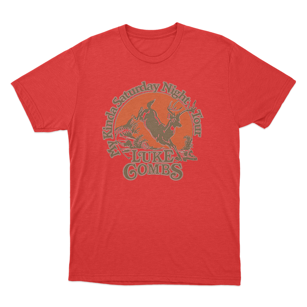 Deer Tour Unisex T Shirt Red Deer Tour Unisex T Shirt Red
