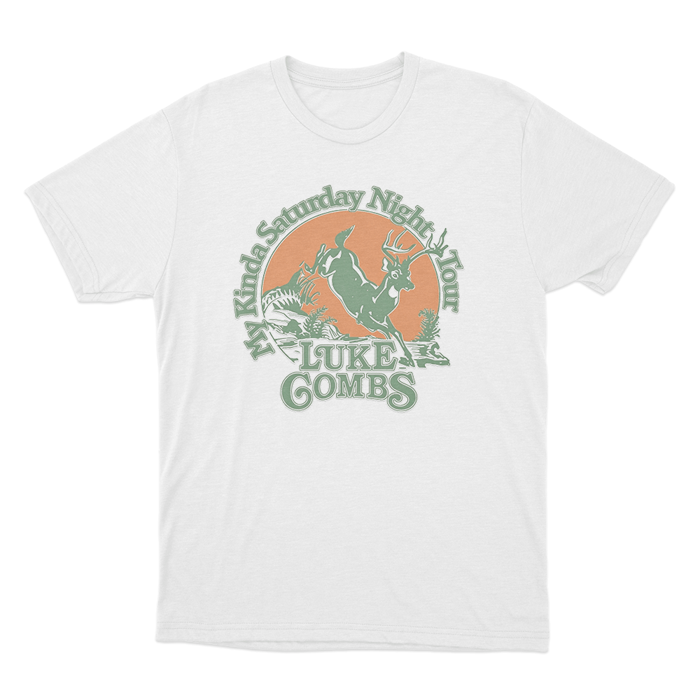 Deer Tour Unisex T Shirt White Deer Tour Unisex T Shirt White
