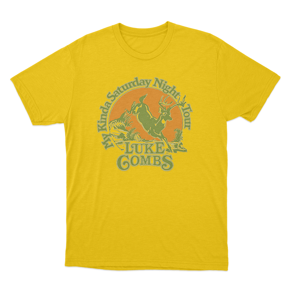 Deer Tour Unisex T Shirt Yellow Deer Tour Unisex T Shirt Yellow