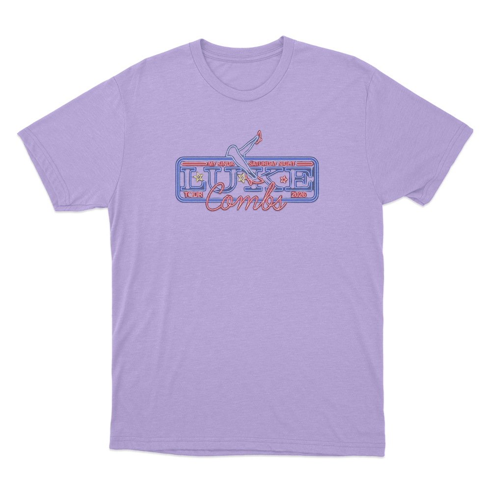 Neon Tour Unisex T Shirt Purple Neon Tour Unisex T Shirt Purple